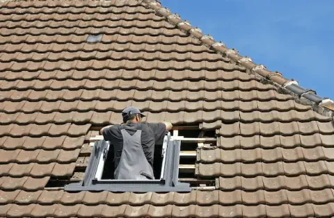 Pose de velux - Ury
